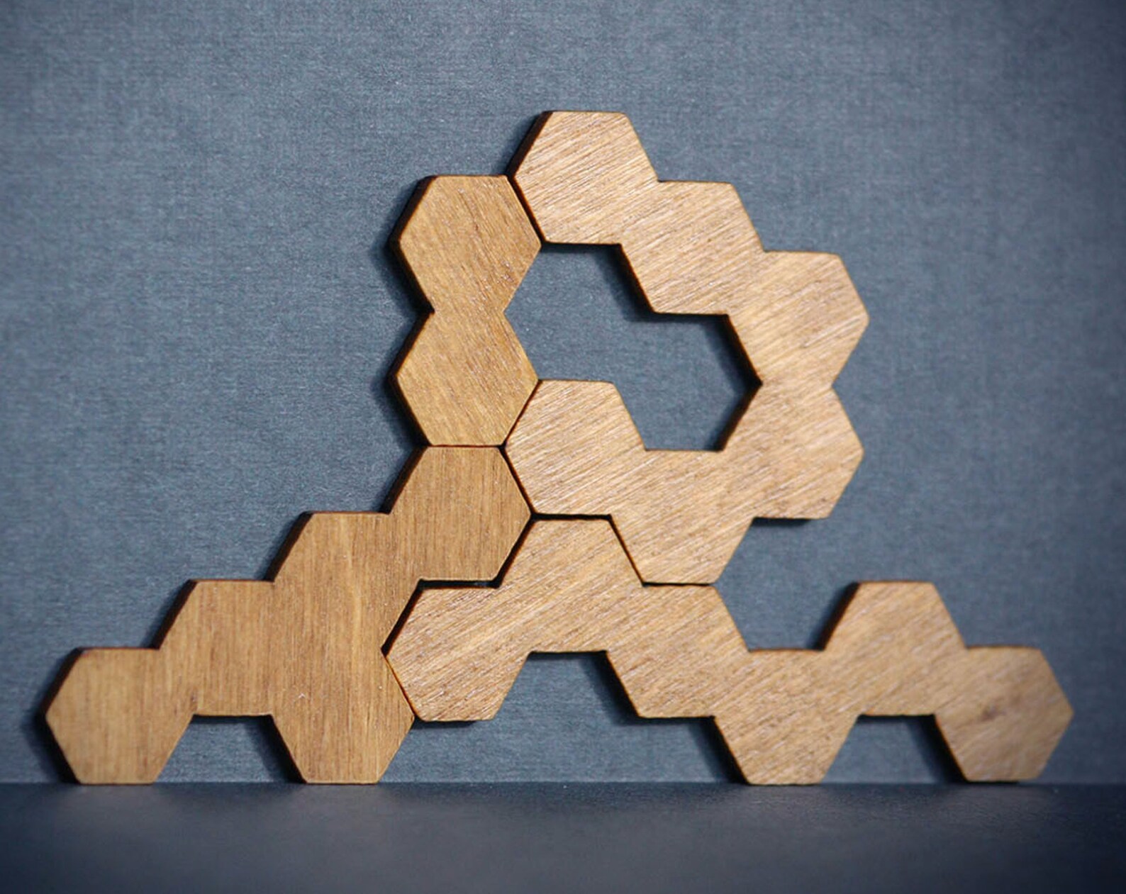 Puzzle Jigsaw Brain teaser puzzles Wooden Fractal Etsy