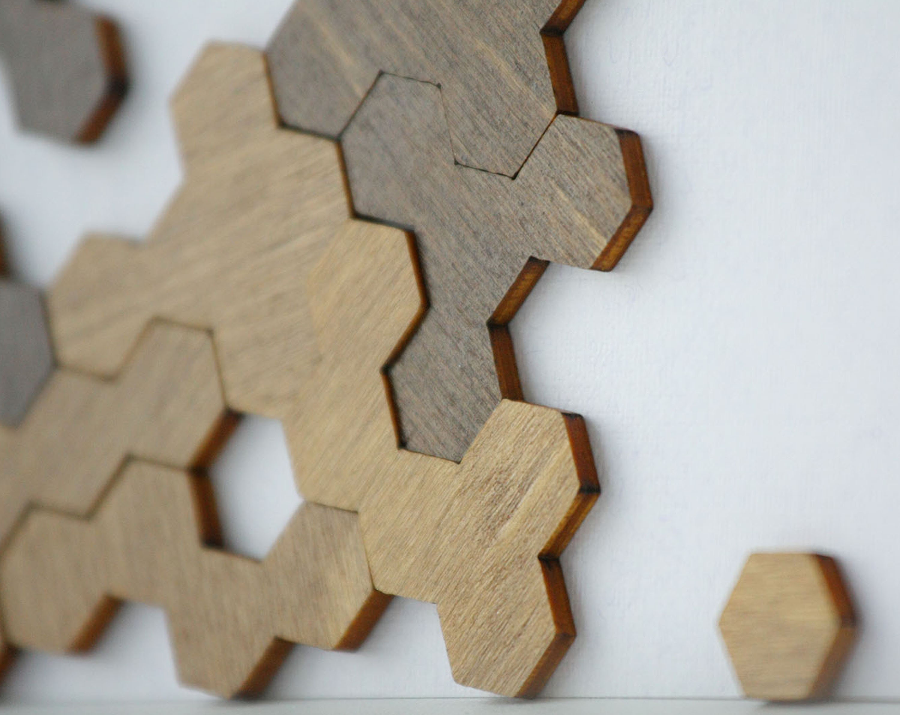 Honeycomb Puzzle Jigsaw Brain Teaser Puzzles Wooden Fractal Etsy