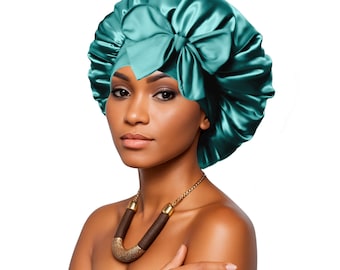 Silk Satin bonnet, Silk Satin bonnet, silk satin bonnet for hair, silk bonnet for sleeping, silk satin bonnet with tie, Hair bonnets