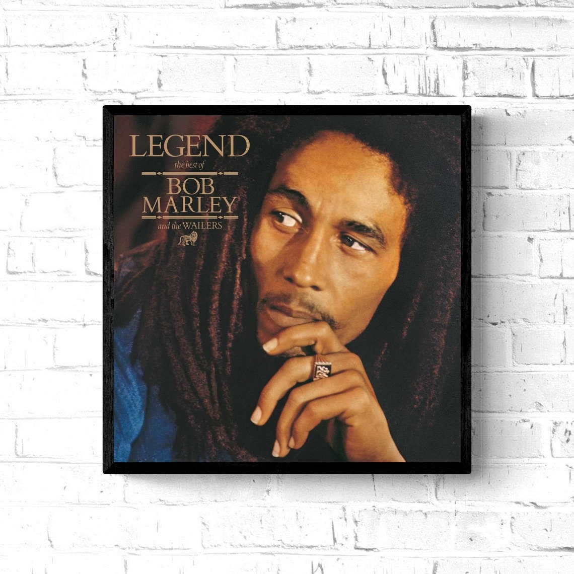 Bob Marley Legend music album cover celebrity art canvas | Etsy