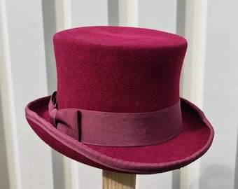 Personalize your Soft top hat Crushable 100% Wool Felt Top Hat with your name or initialsUsing our Branding Iron is Perfect for Any Occasion