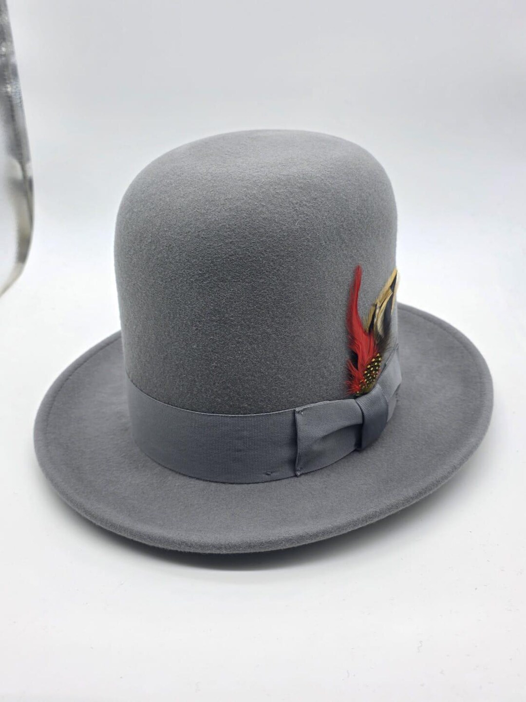 Oversized Tall Bowler Hat Carson City Australian Wool Bowler Big