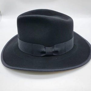 Classic Fedora Hat – Pure Wool, Water-Repellent, Retro Vintage Style with Grosgrain Band