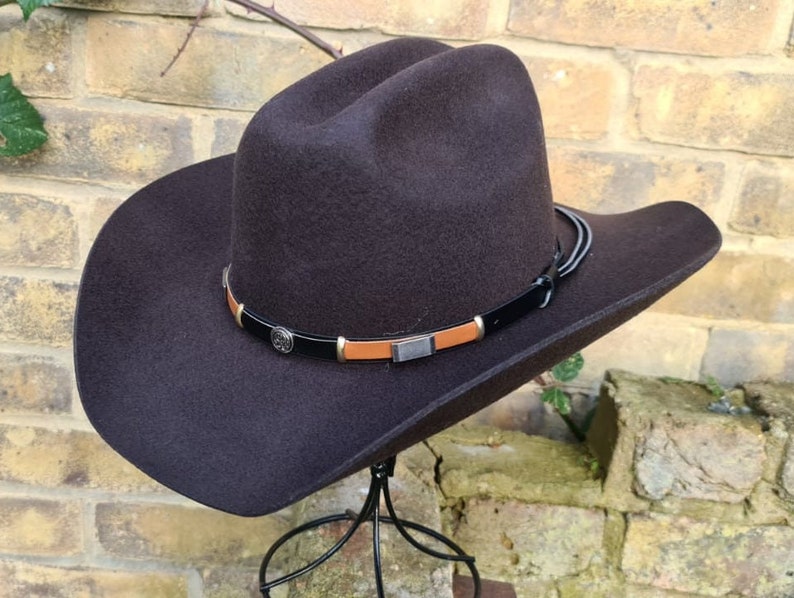 Wool Felt Cowboy Hat Western Classic 
