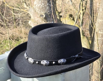 Telescope Hat, Western Gambler Hat, Telescope Cowboy Hat  display picture 3