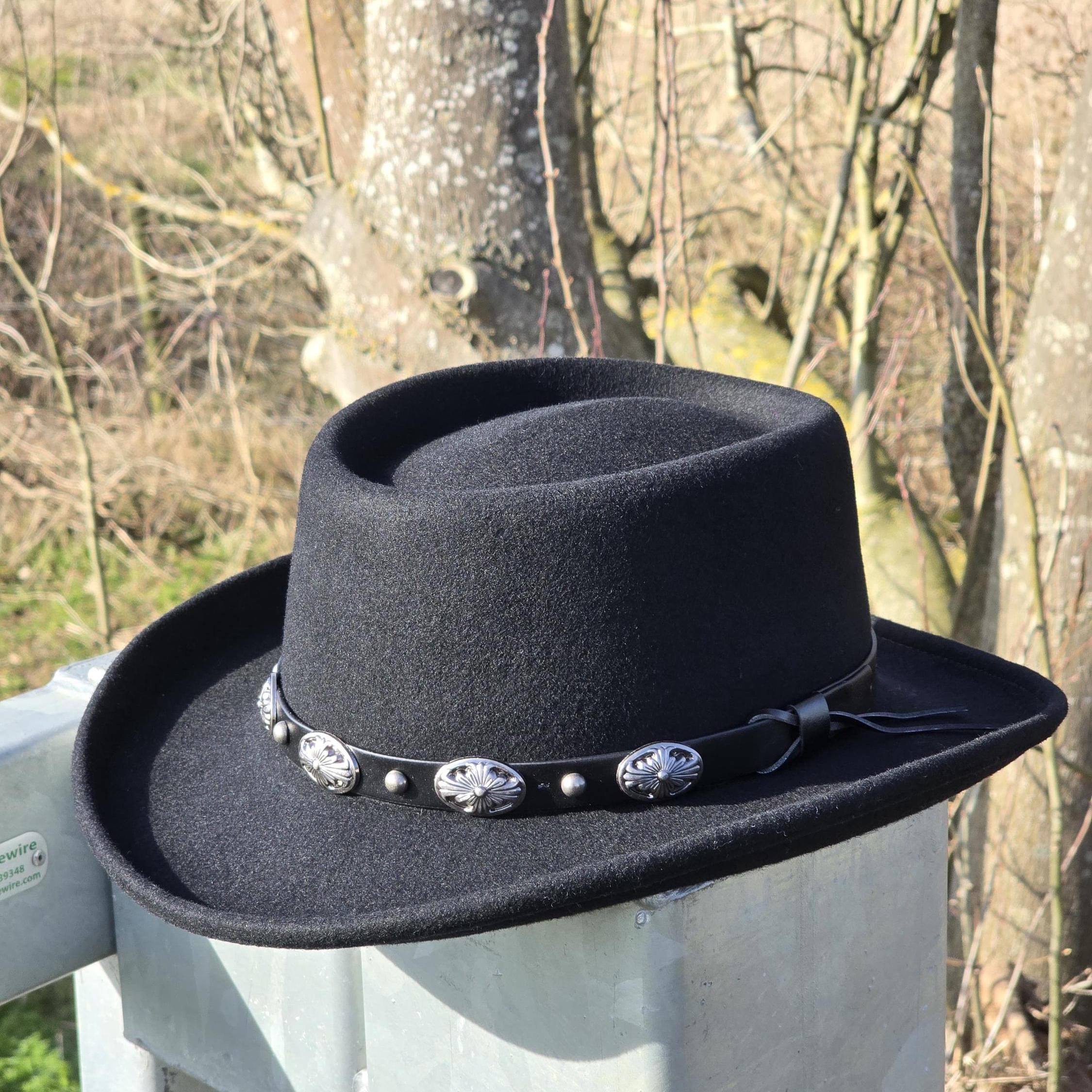 Chapeau Stetson Open Road Vintage – Homme, Feutre, Style Cowboy/Fedora, Occasion