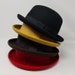 Classic Bowler Hat Soft Crushable Bowler Hat Top Hats  Fedora Hat Fur Felt Derby Handmade Bowler Hat 