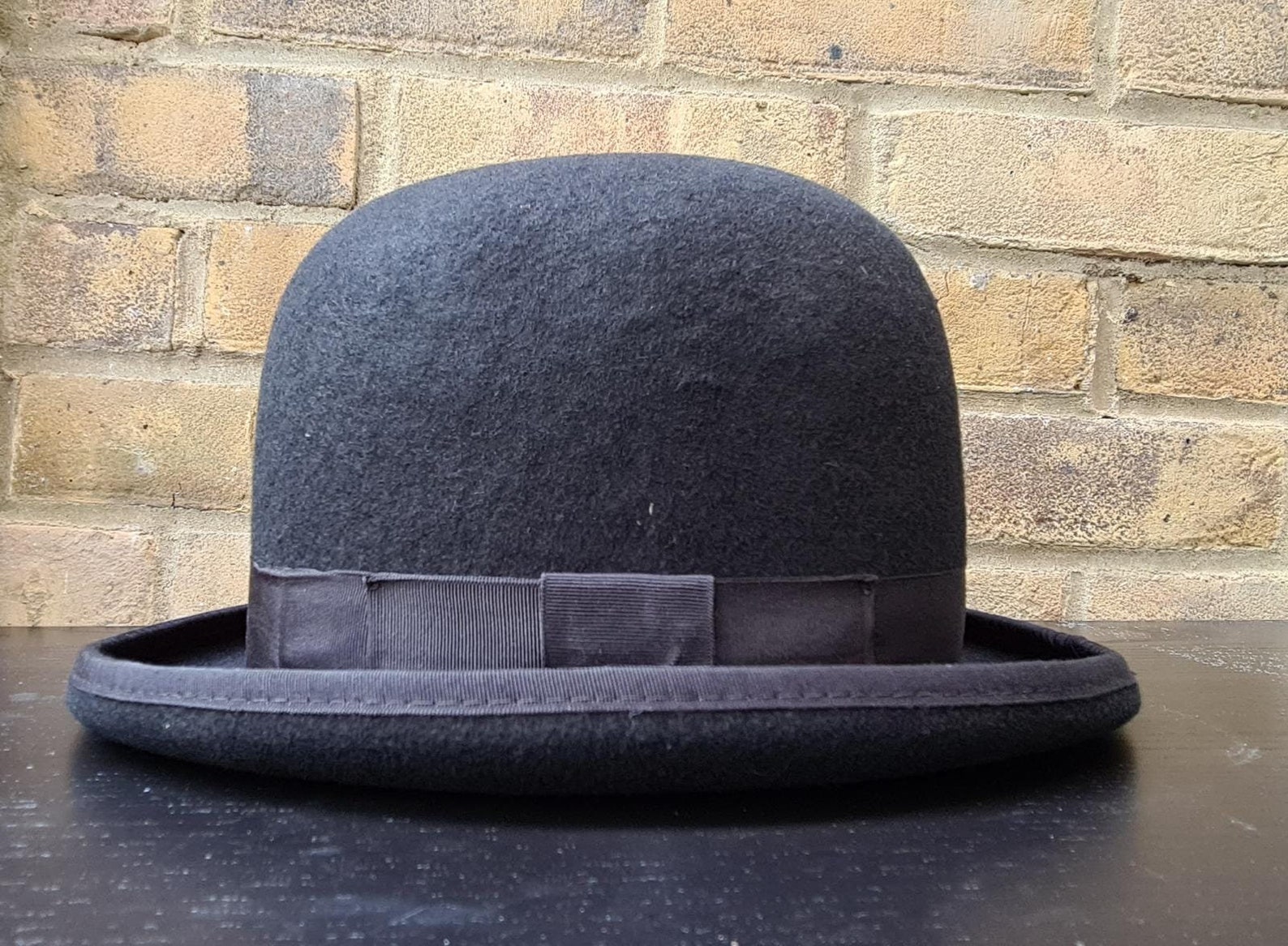 Bowler Hat Tall Bowler Hat Bowler Hat Wool Felt Derby Bowler Etsy