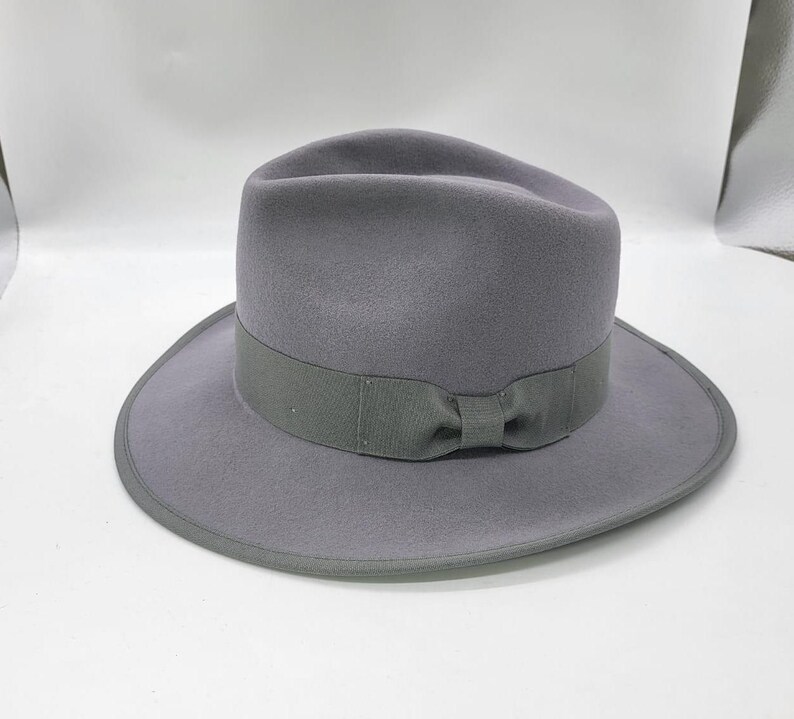 Classic Fedora Hat – Pure Wool, Water-Repellent, Retro Vintage Style with Grosgrain Band