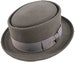 Crushable Wool Felt Pork Pie Hat Packable, take it out of a suitcase, shake and shape, and it's ready to wear. 