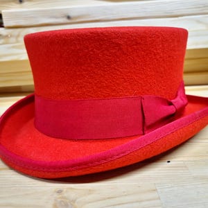 Personaliseer je hoge Dead Man-hoed korte top 10 cm hoog Ascot Victoriaanse Steampunk-huwelijkshoed met middenkroon luxe wolvilten hoed, merkijzer