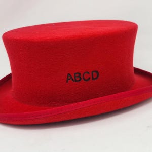 Dead Man Top Hat short top hat Mid-Crown Ascot Victorian Steampunk wedding hat luxurious wool felt Quality Branding Iron