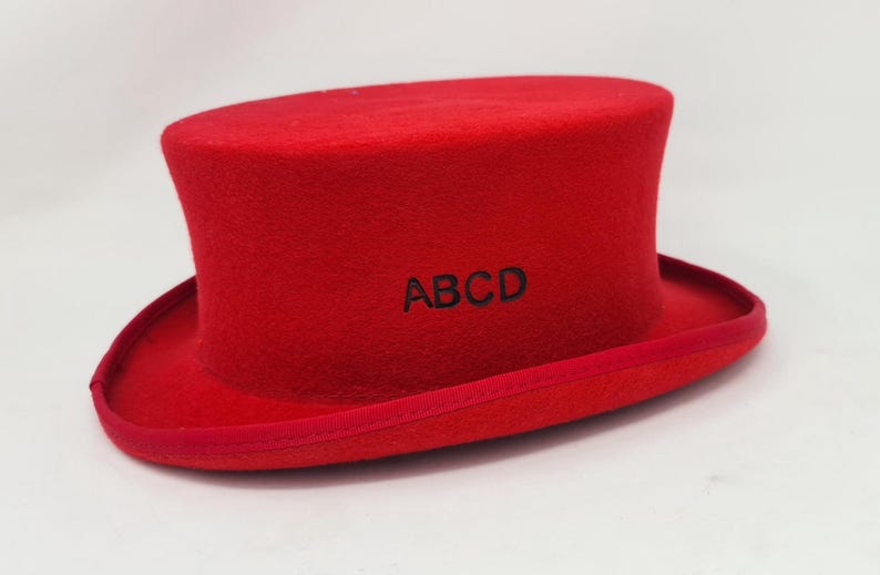 Dead Man Top Hat short top hat Mid-Crown Ascot Victorian Steampunk wedding hat luxurious wool felt Quality Branding Iron