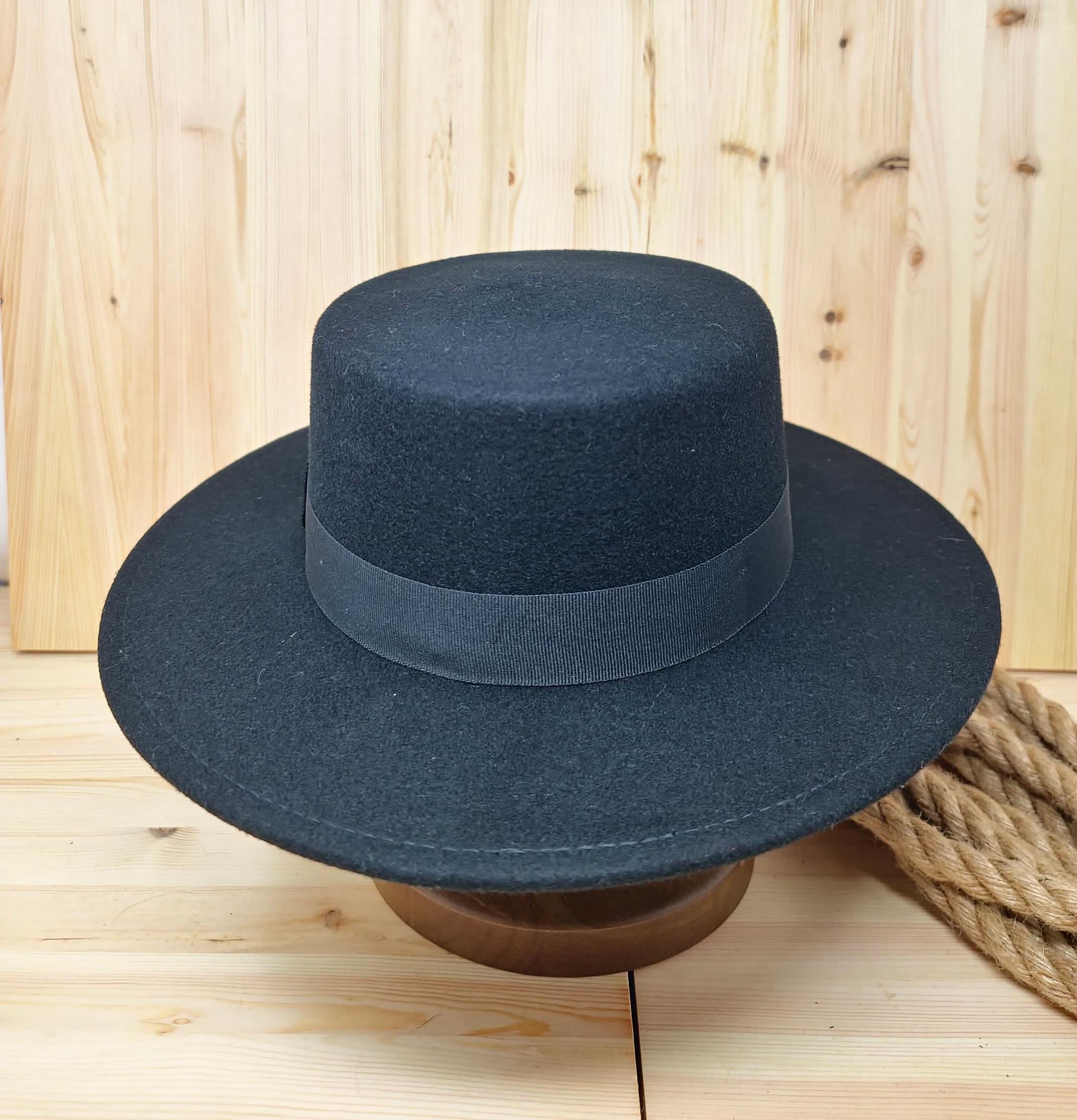 Cappello Fedora classico a tesa larga per bambini, ragazzi e ragazze
