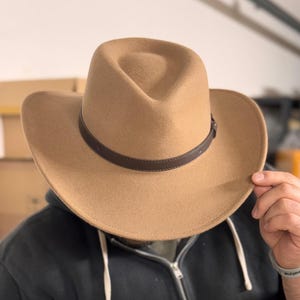 Cowboy Hat– Personalize with a Name or Initials with  Branding Iron, Western Style  cowboy