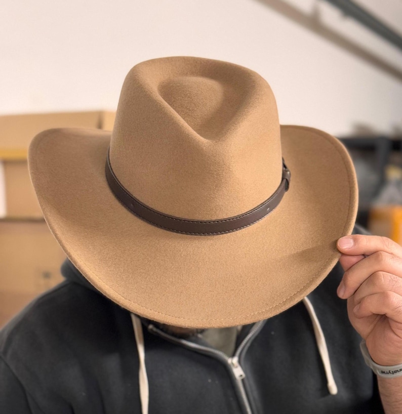 Cowboy Hat– Personalize with a Name or Initials with  Branding Iron, Western Style  cowboy