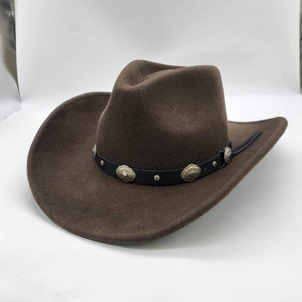Cowboyhut-personalisierte Wollfilz: zerknitterbarer Spieler mit Schnallenband