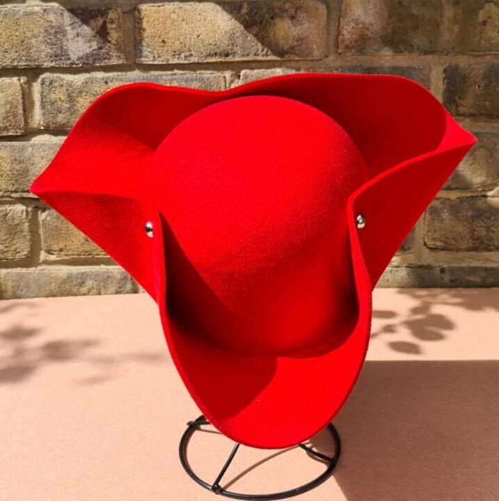 The TRICORNE Army Military Tricorn Hat 100 Wool Felt Army Etsy