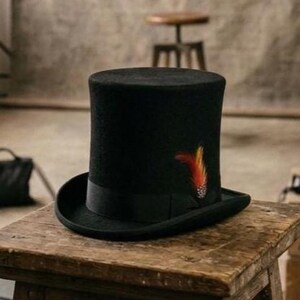 Tall Top Hat

Wool Felt Top Hat

Gothic Top Hat

Steampunk Hat

Victorian Top Hat

Handmade Top Hat

Mad Hatter Hat

Cosplay Top Hat

Mens Top Hat

Womens Top Hat

Personalised Hat

Wedding Top Hat

Victorian Costume