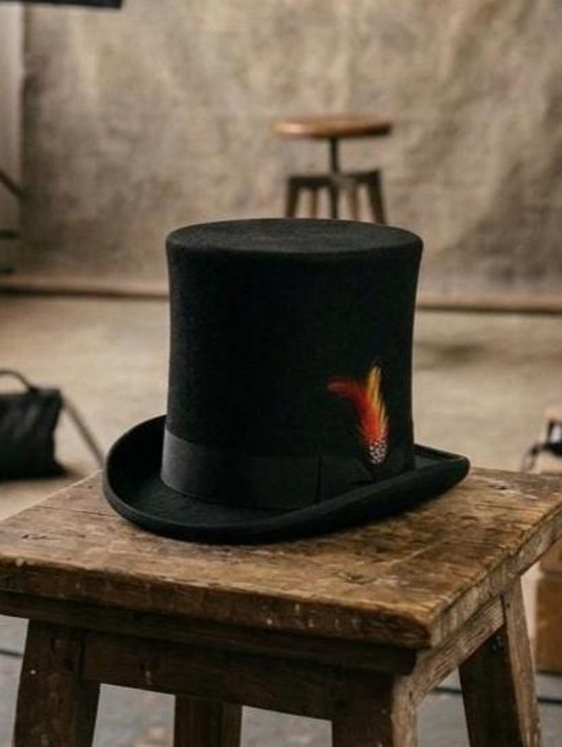 Tall Top Hat

Wool Felt Top Hat

Gothic Top Hat

Steampunk Hat

Victorian Top Hat

Handmade Top Hat

Mad Hatter Hat

Cosplay Top Hat

Mens Top Hat

Womens Top Hat

Personalised Hat

Wedding Top Hat

Victorian Costume