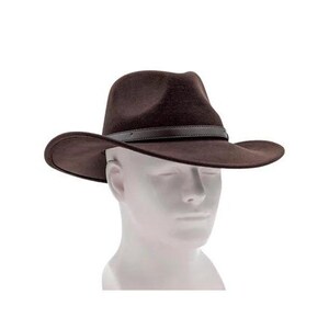 Cowboy teardrop  hat handmade Crushable pure 100% Wool Felt Personalize with  Initials  Branding Iron Western style cowboyS/X