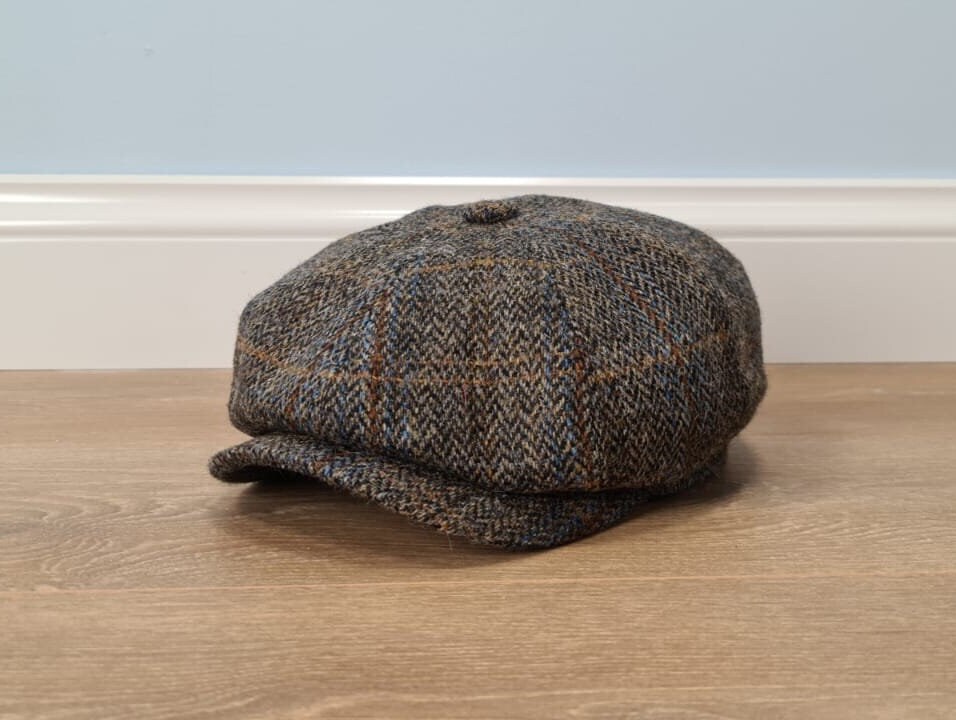 Peaky Blinder 100% Harris Tweed Newsboy Cap Peaky Blinders 8 - Etsy UK