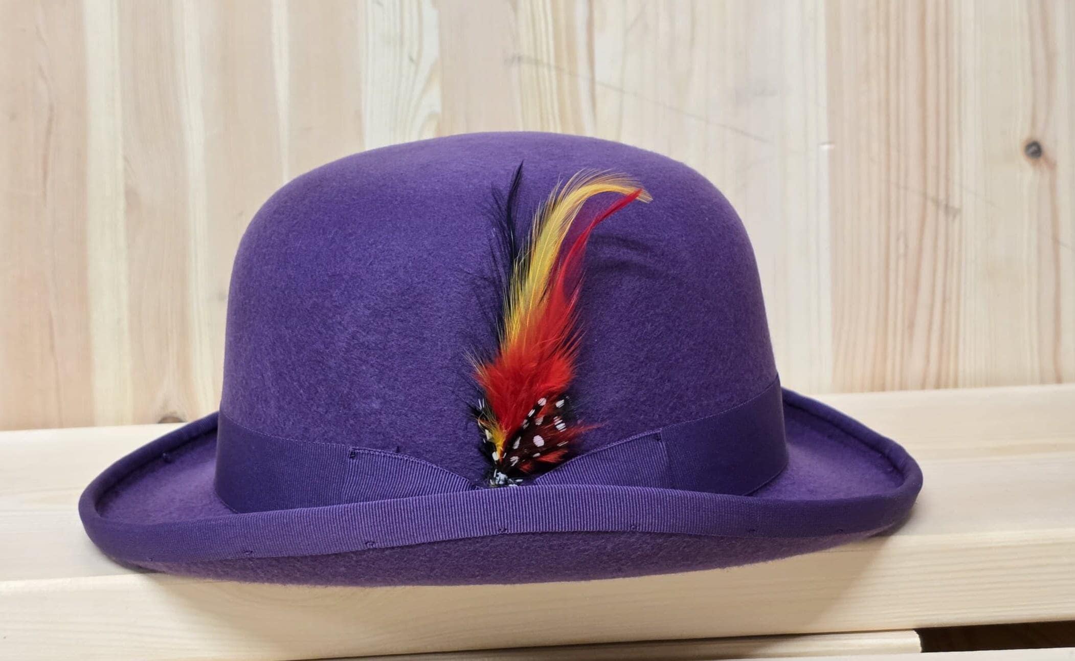 Vintage Purple Wool Hat - Etsy