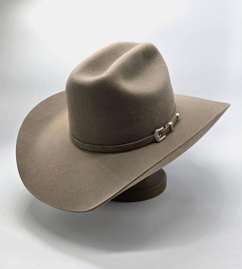Classic Stiff Wool Cowboy Hat, Custom Branding Option, Wide Brim ...