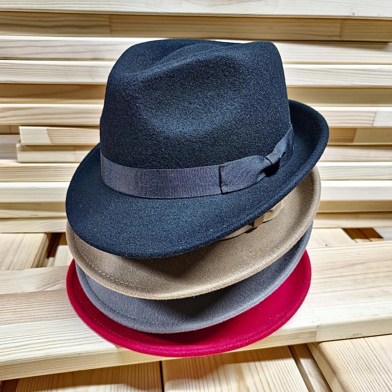 Trilby Fedora - Etsy