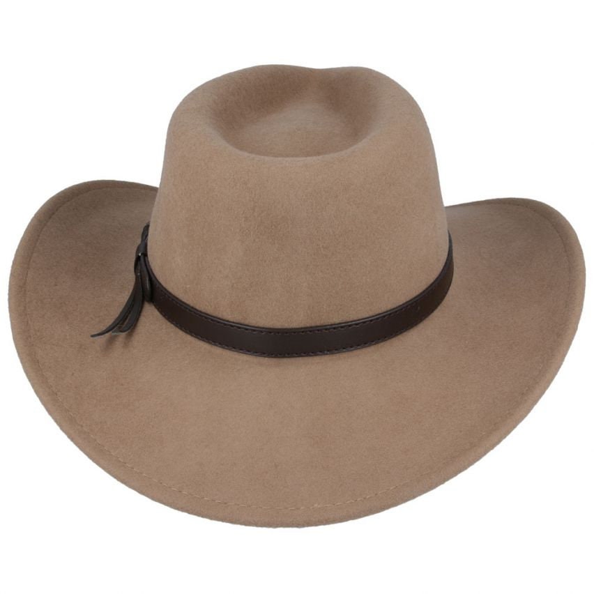STANSMORE Cowboy Hat Wool Felt Cowboy Hats Teardrop Cowboy Hat Men