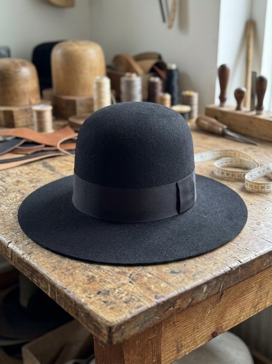 Short Brim Round Hat - Etsy