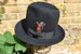 Tall Bowler Hat, Erykah badu hat , hat , top hat , stylish hat , own it , black hat , urban hat , accessories, unisex hats 20cm Height 