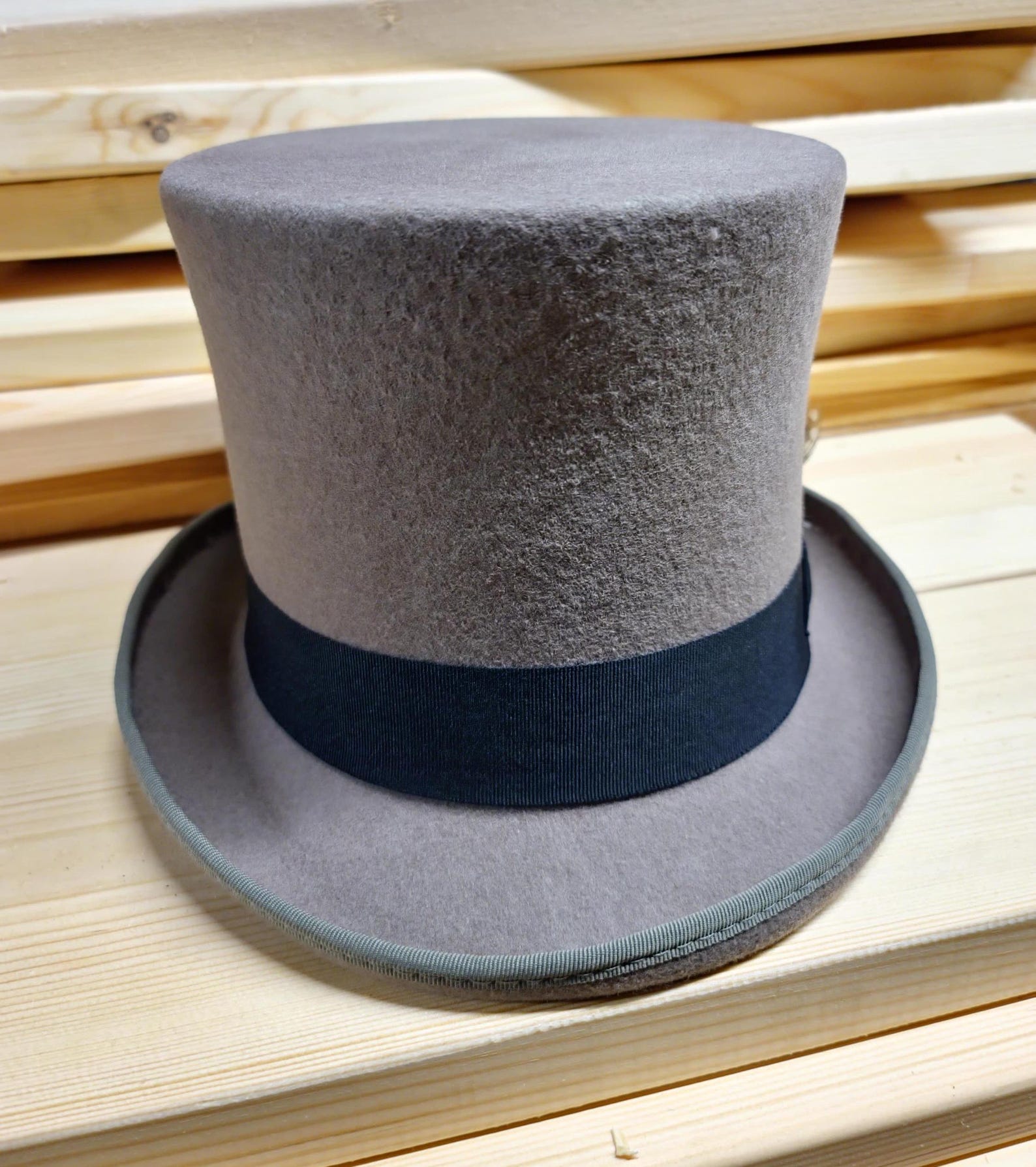 Handcrafted Wool Felt Top Hat: Personalized Victorian Style With ...