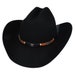 Cowboy Western Classic Cattleman Wool Cowboy Hat Black / Brown cowboy Hat Wide Brim  western Hat Men Aussie style wide brim hat 