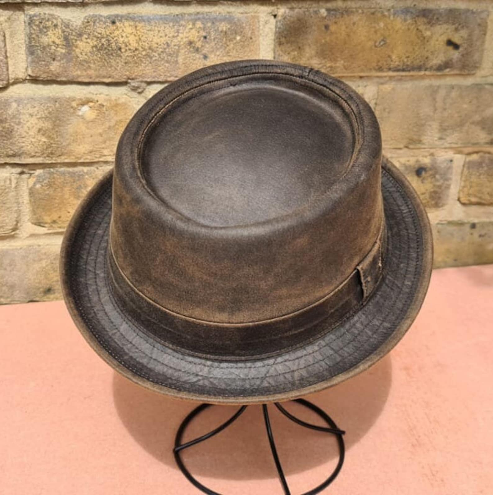 Pork Pie hat Unisex Vintage Cotton Pork Pie Hat Men Women Etsy