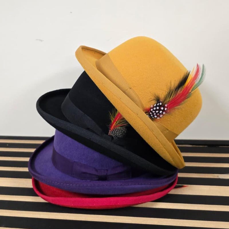 Mens Bowler Derby Hats - Etsy