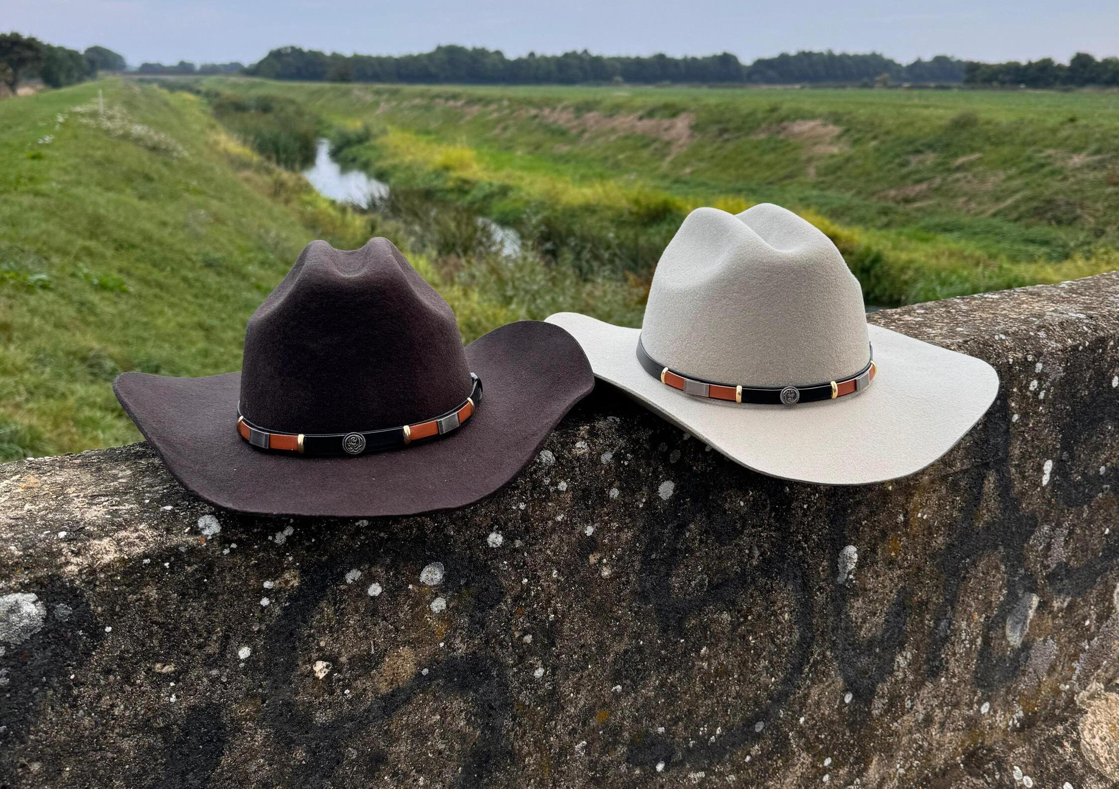Vintage Western Cowboy Hat – Wool, Cattleman Style, Unisex, Handmade