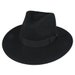 Fedora hat Wide Brim Wool Crush-able Fedora Hat Classic Fedora Cowboy Hat colors Black, Brown, camel 