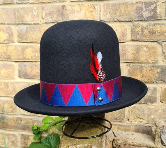 Tall Bowler Hat100% Luxurious Wool 