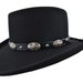 GAMBLER HAT 100% Wool Felt Gambler COWBOY Hat With Buckle Band -The Cowboy Hat Water Repellent Gaucho Crushable Wool Felt Gambler Hat 