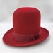 Grosgrain Ribbon Tall Bowler Hat, Erykah badu hat , hat , top hat , stylish hat , own it , black hat , urban hat , accessories, unisex hats 