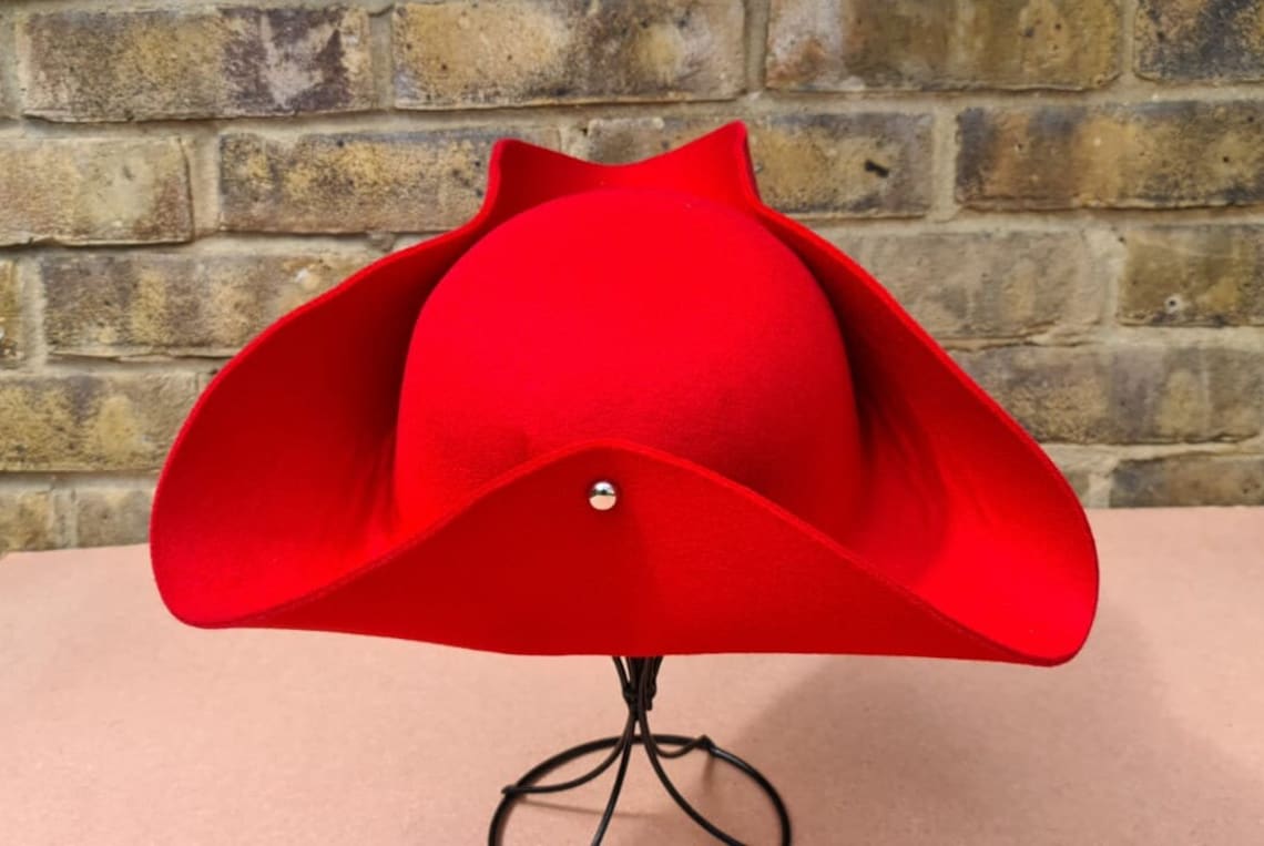 The TRICORNE Army Military Tricorn Hat 100 Wool Felt Army Etsy UK