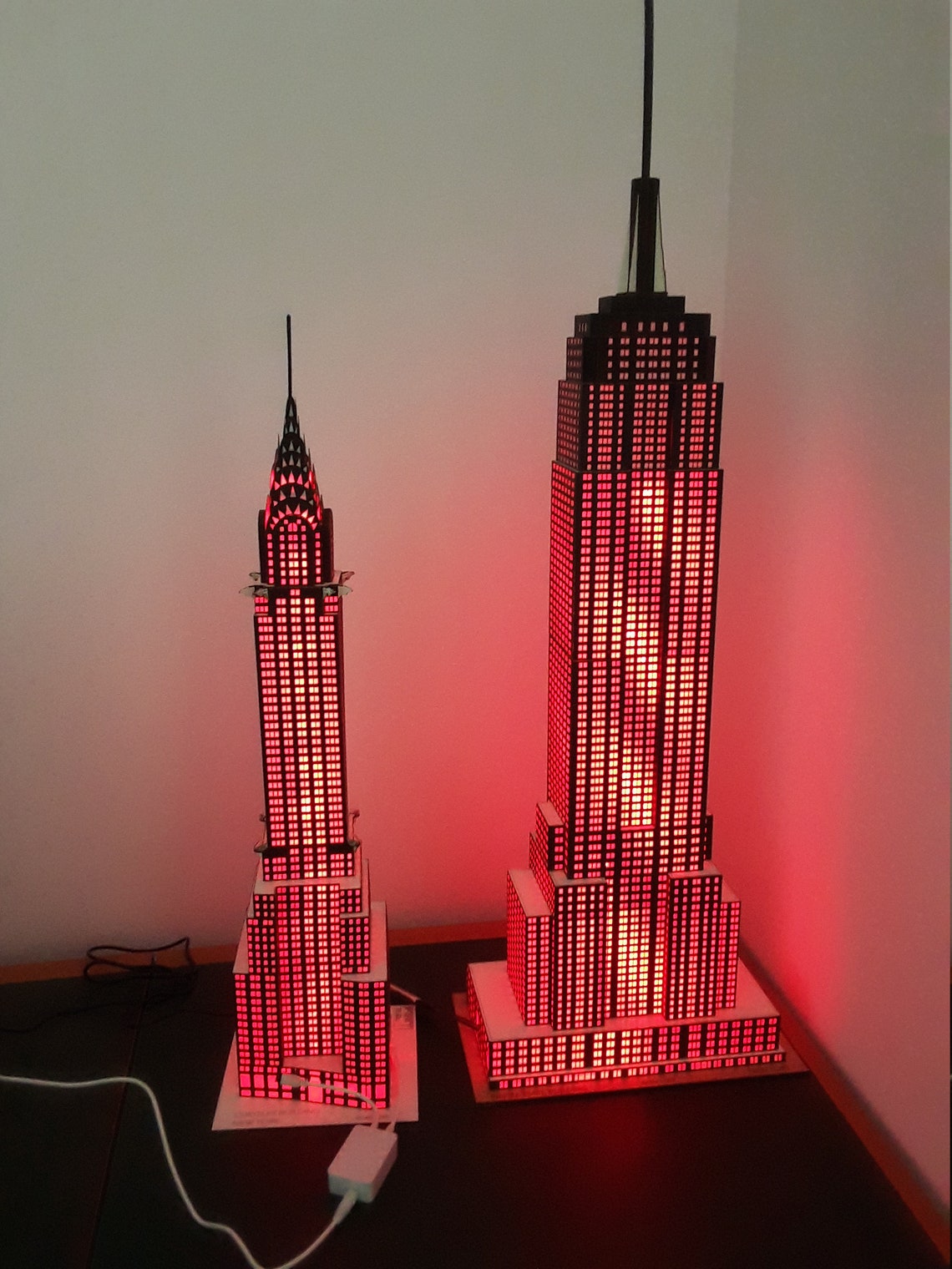 LAMP MODEL Empire State Building. Scale 1500 Etsy UK