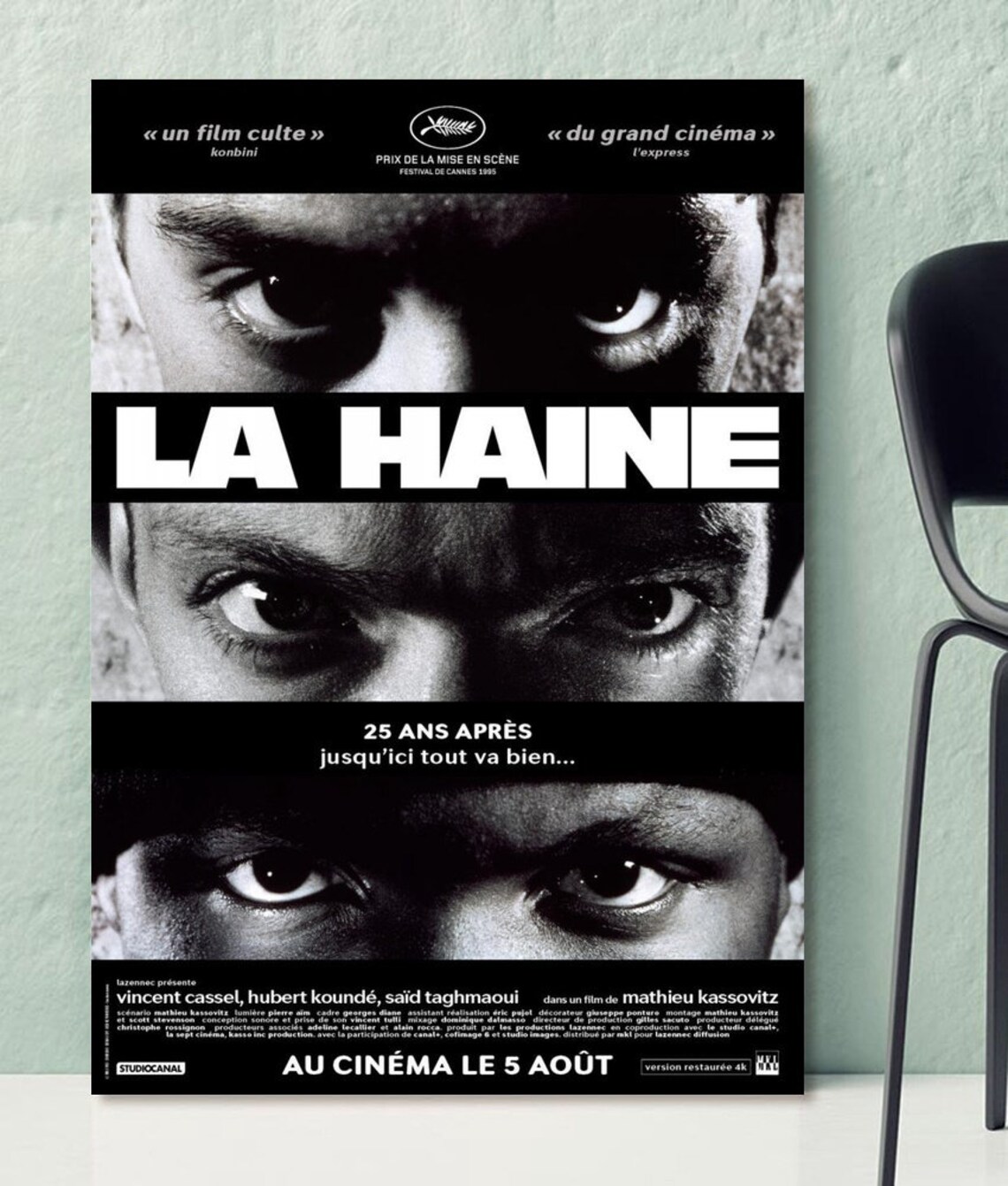 La Haine art wall decorate art unique canvas no frame poster Etsy