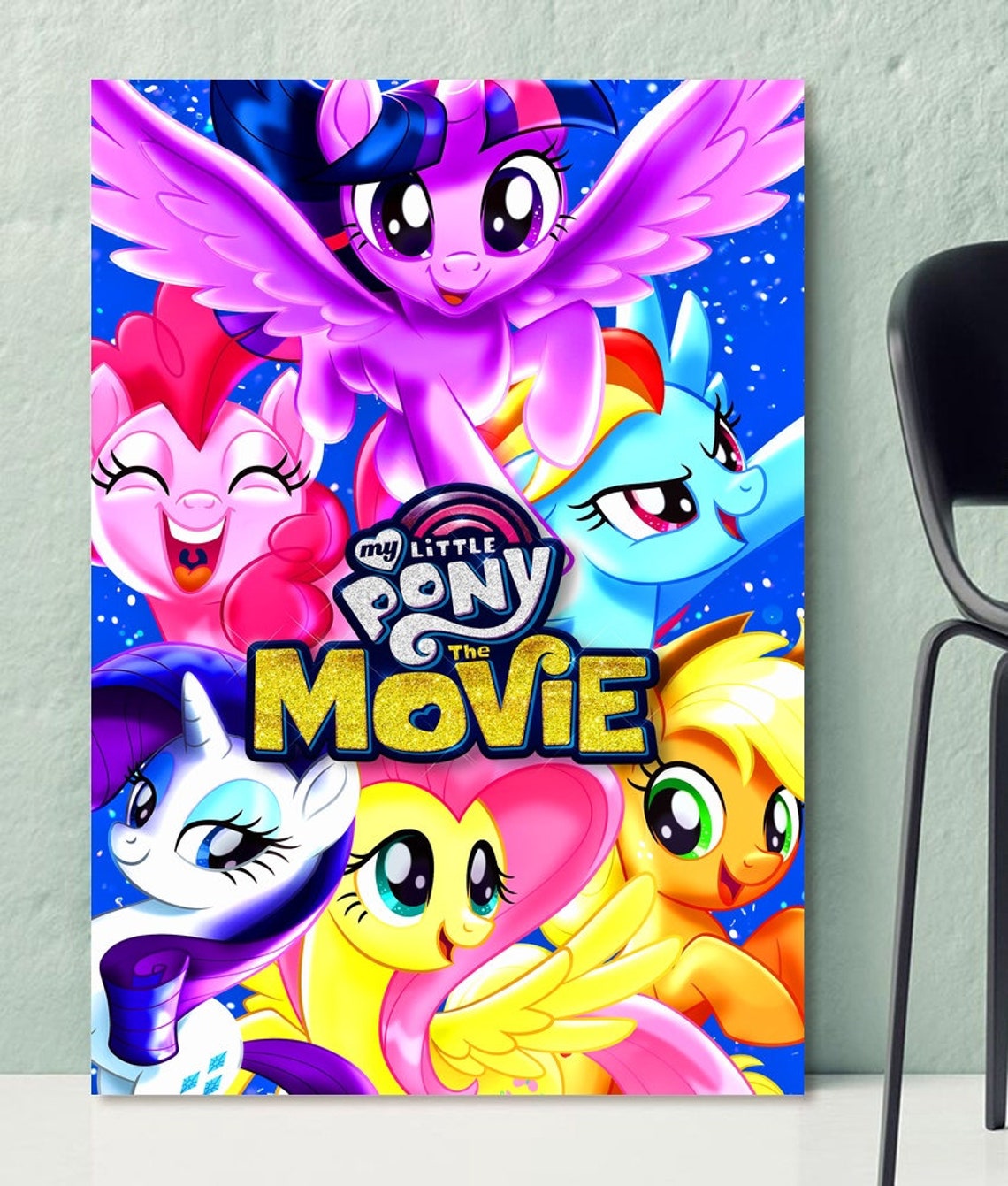 My Little Pony wall decorate art unique canvas no frame Etsy