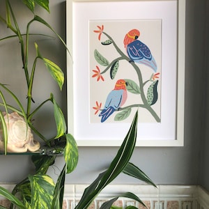 Love Birds Art Print
