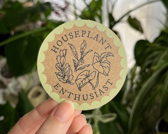 Houseplant Enthusiast Sticker
