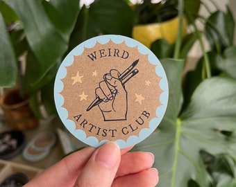 Weird Artist Club Sticker