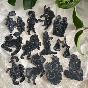 Zodiac Metallic Stickers