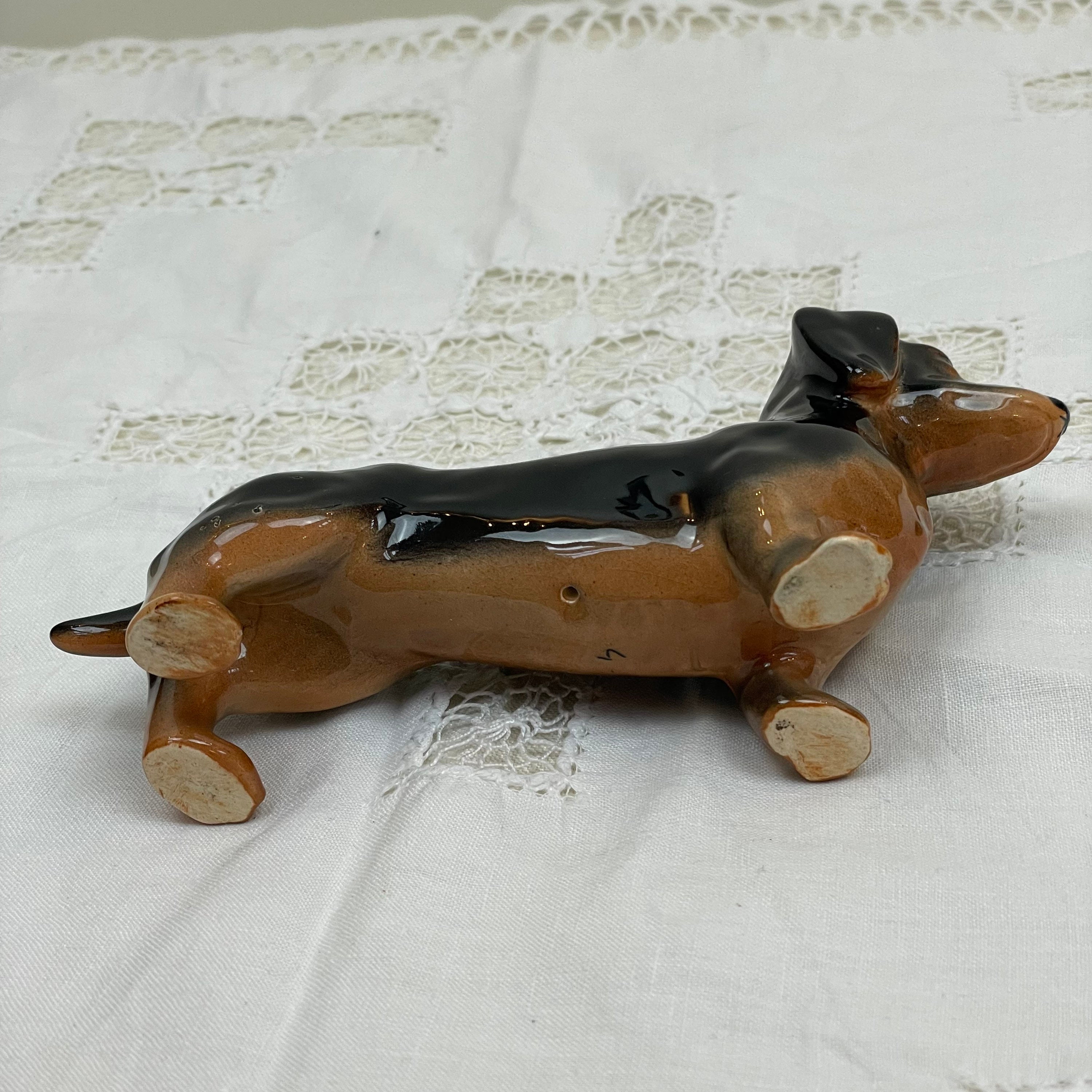 Midcentury Sylvac Dachshund Sausage Dog Figurine. Cheery Etsy UK